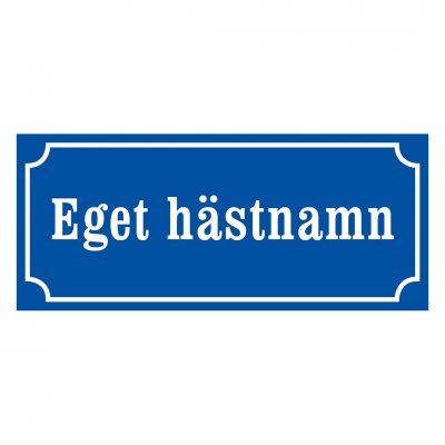 Skylt hästnamn, gammaldags stil