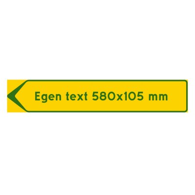 F5 skylt arranggemang tävlingar körriktning