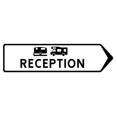 reception camping husbil husvagn incheck