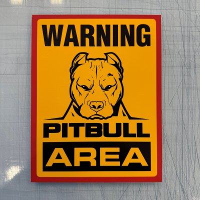 Fynd - Warning pitbull