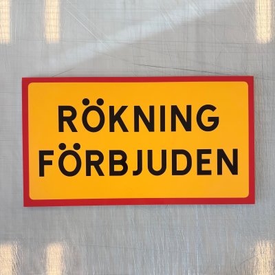 Fynd - Rökning förbjuden