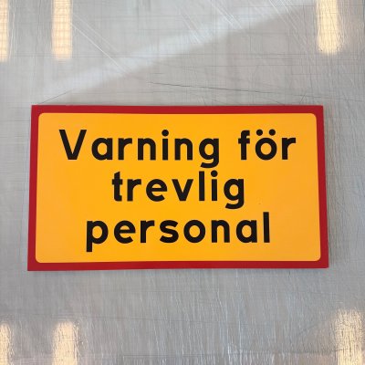 Fynd - Varning för trevlig personal