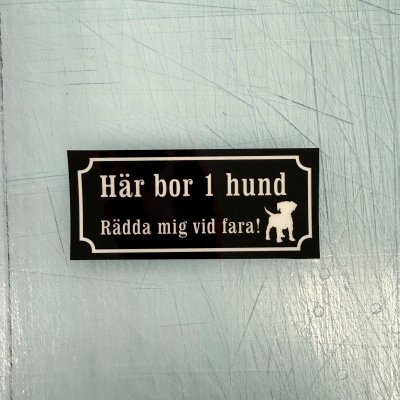 Fynd - Här bor 1 hund