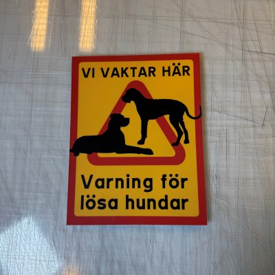 Fynd - Varning vi vaktar här, Grand Danois