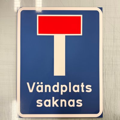 Fynd - Vändplats saknas