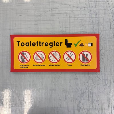 Fynd - Toalettregler