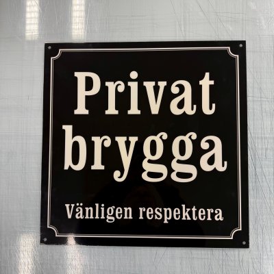 Fynd - Privat brygga