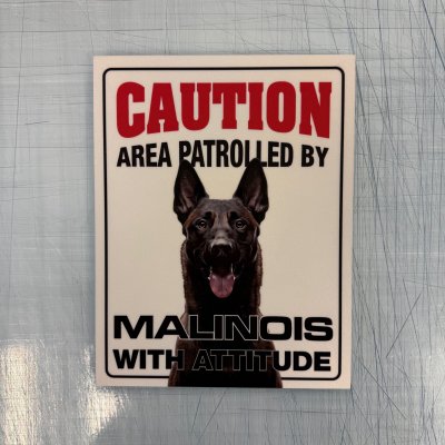 Fynd - Caution Malinois
