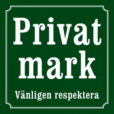emaljskylt privat mark skylt privat strand exklusiv skylt svart blå skylt orivat brygga
grön
