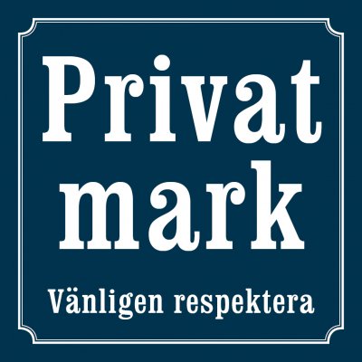 emaljskylt privat mark skylt privat strand exklusiv skylt svart blå skylt orivat brygga
blå skylt