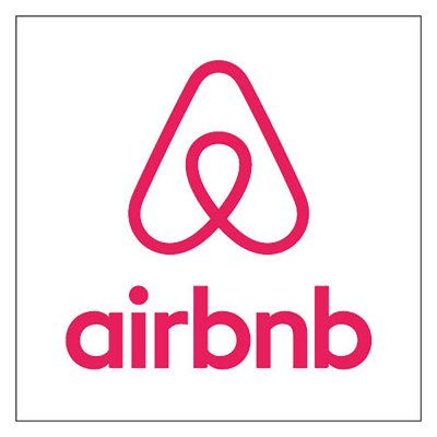 Airbnb fyrkantiga skylt