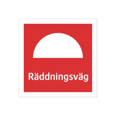 brandskylt brandredskapsskylt godkänd av arbetsmiljöverket räddningsväg