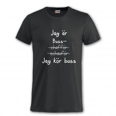 t shirt tee rolig jag kör busbuss schaufför chafför cshaff schaffor tshirt jag är mechanicer tshirt till pappa på fars da