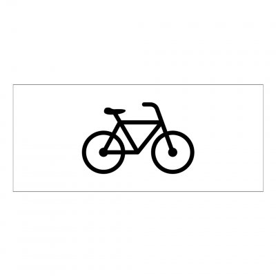 skylt cyklar grafisk stil bostadsrättsförening