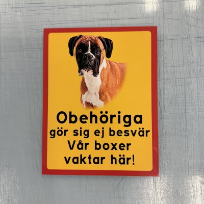Fynd - Obehöriga gör sig ej besvär, boxer