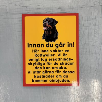 Fynd - Innan du går in, Rottweiler