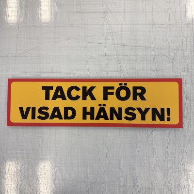 Fynd - Tack för visad hänsyn