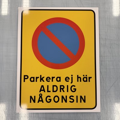 Fynd - Parkera ej här