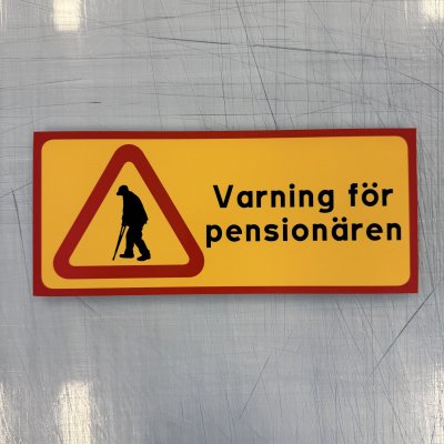 Fynd - Varning för pensionären