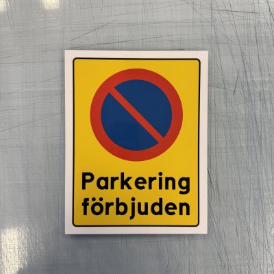 Fynd - Parkering förbjuden