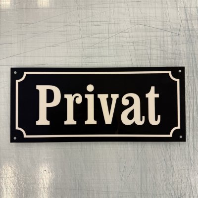 Fynd - Privat (blå) reflekterande