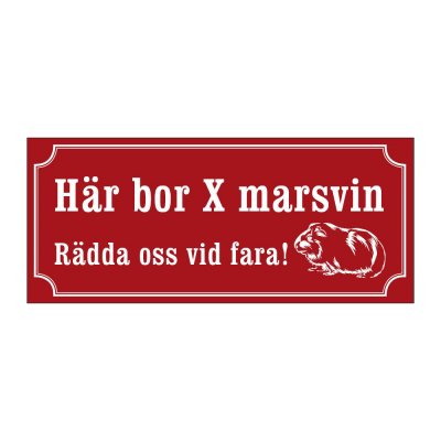 här bor x antal marsvin skylt till dörren vid brand marsvin hamster kaninrädda oss vid fara klistermärke skylt till dörren