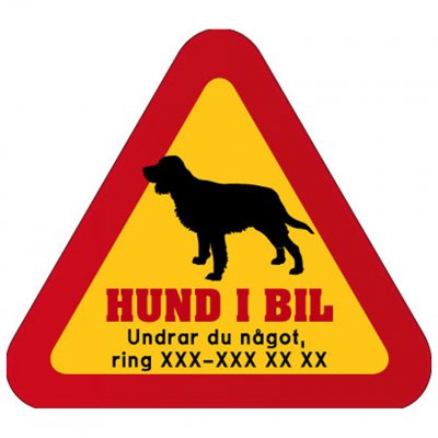 Engelsk Springer Spaniel hunddekal dekal med hund och telefonnummer mobilnummer klistermärke