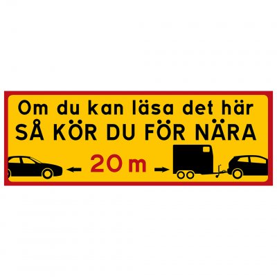 hästdekal dekal till hästtransport transportdekal