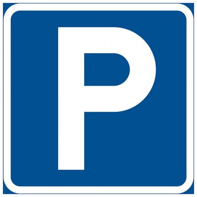 Parkeringsskylt p-skylt