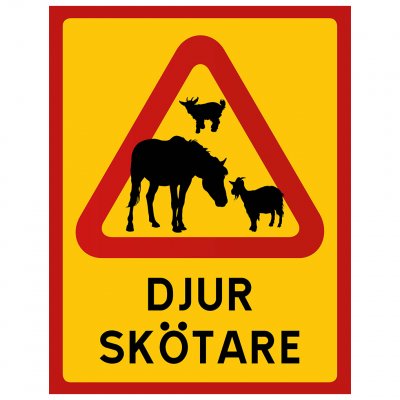 djurskötare getter och hästar