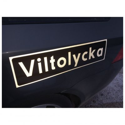 600x150 mm viltolycka magnet till bil