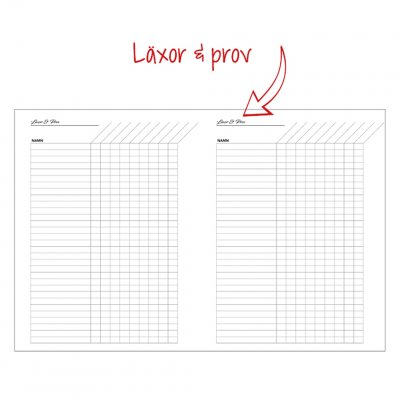 lektionskalender lärarkalender kalender till lärare almanacka planering lärare bästa kalendern för pedagoger klasslärare