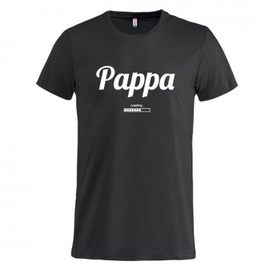 t shirt tee rolig tshirt till pappa på fars dag roliga tishor tee tshirt med text pappa loading roligt sätt att berätta att man 