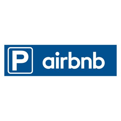 Airbnb parkeringsskylt, gammaldags stil