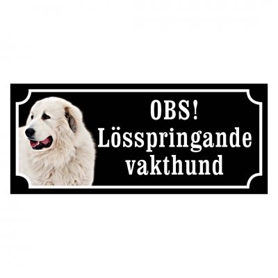 Pyreneisk Mastiff - hundskylt