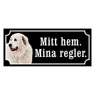 Pyreneisk Mastiff - hundskylt