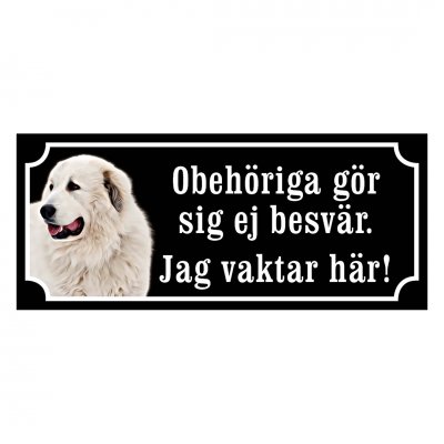 Pyreneisk Mastiff - hundskylt