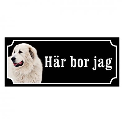 Pyreneisk Mastiff - hundskylt
