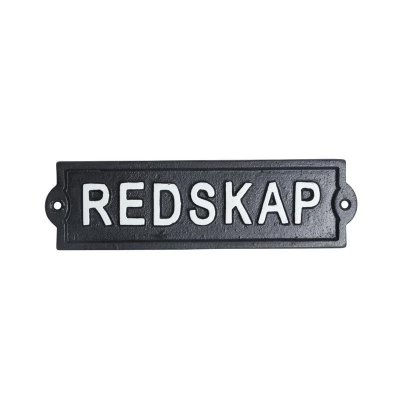 skylt redskap
fin skylt i gammaldags stil gjutjärn