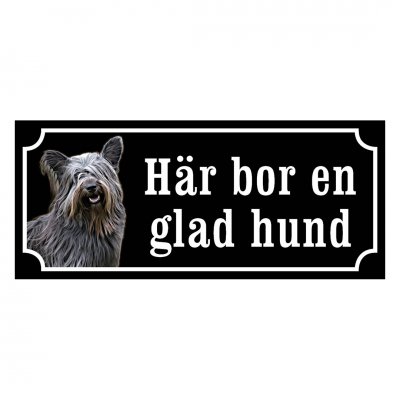 Skyeterrier - hundskylt