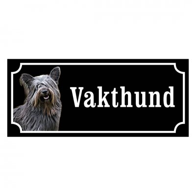 Skyeterrier - hundskylt