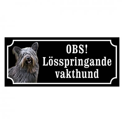 Skyeterrier - hundskylt