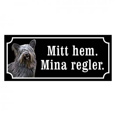 Skyeterrier - hundskylt