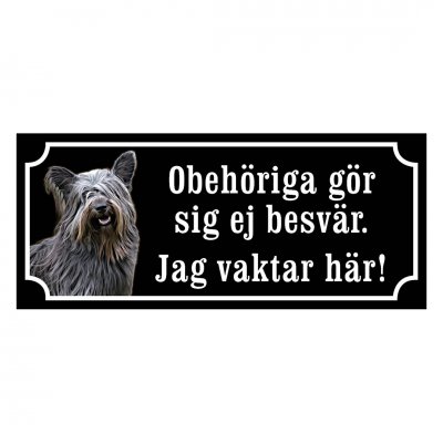 Skyeterrier - hundskylt