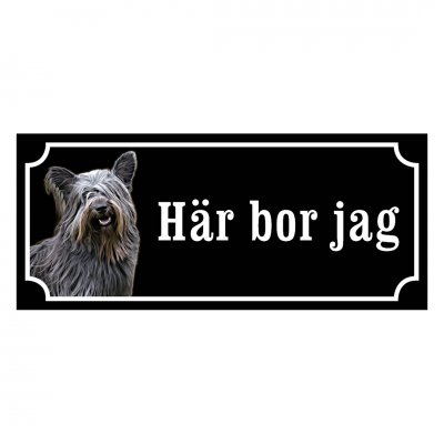 Skyeterrier - hundskylt