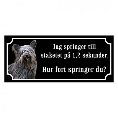 Skyeterrier - hundskylt