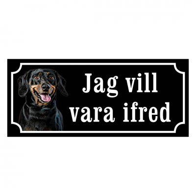 Smålandsstövare - Hundskylt