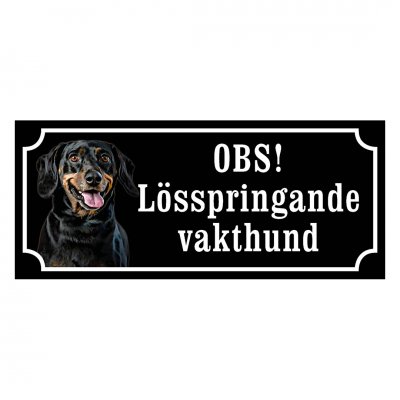 Smålandsstövare - Hundskylt