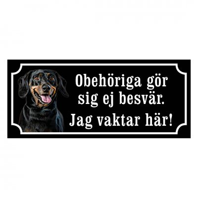 Smålandsstövare - Hundskylt