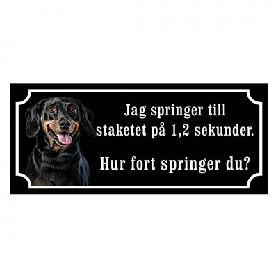 Smålandsstövare - Hundskylt